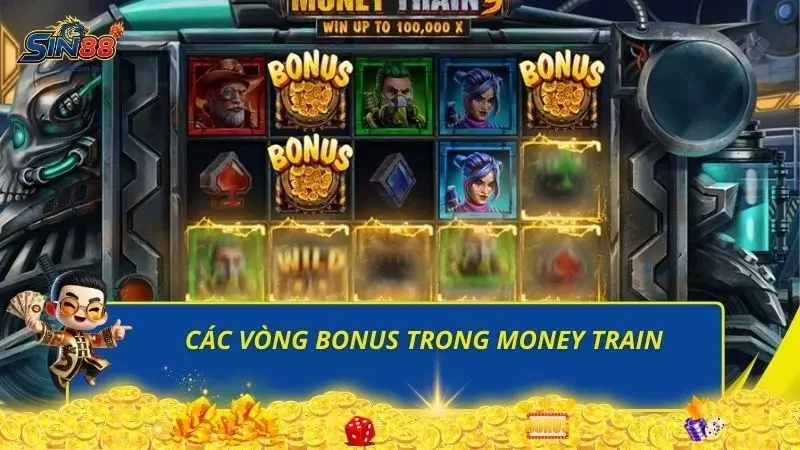 Điểm qua các vòng bonus đầy hấp dẫn của trò slot game